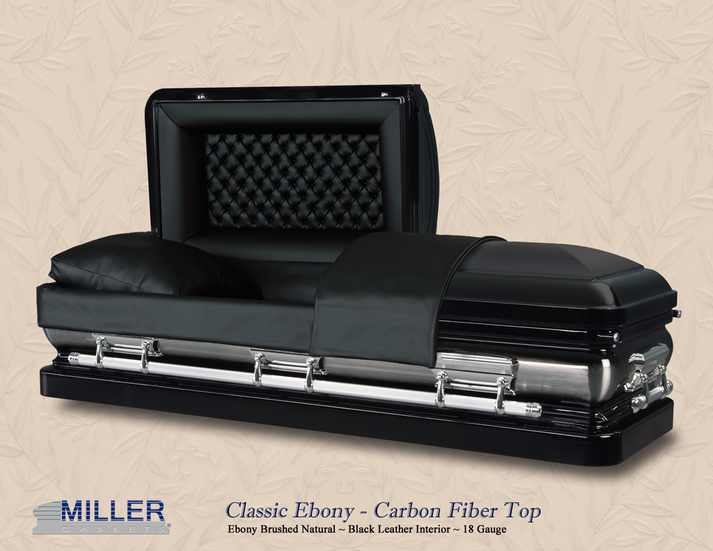 Classic Ebony Silver (Black Leather) Carbon Fiber copy